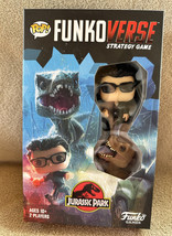 Pop! Funko Verse Strategy Game Jurassic Park New Dinosaur T-Rex Dr Ian Malcolm - £17.51 GBP