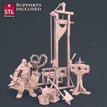 3D Printed STL Miniatures Executioner Set 28mm - 32mm War Gaming D&amp;D - £6.42 GBP+