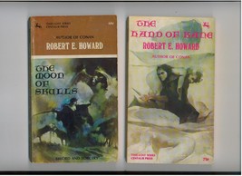 Robert E. Howard--MOON OF SKULLS/HAND OF KANE--1969, 1st pb - £11.00 GBP