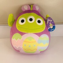 Squishmallow Easter ALIEN Martien 10&quot; Disney Toy Story Plush 2023 Bunny Ears NEW - £11.17 GBP