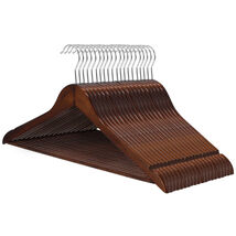 MegaChef 20 Piece Acacia Wood Swivel Hook Hanger Set in Dark Brown - $94.86