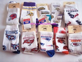 Childrens Kids Sport Novelty Socks For Bare Feet NFL Titans - $16.95