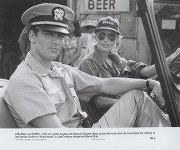 Purple Hearts 1984 original 8x10 photo Cheryl Ladd Ken Wahl sit in Jeep - $24.99