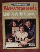 NEWSWEEK Magazine April 8 1985 Living With Cancer Sam Cambodia Wagstaff - £6.93 GBP