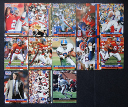 1991 Pro Set Series 1 Denver Broncos Team Set 13 Football Cards - £3.19 GBP