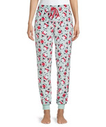 Secret Treasures Women&#39;s Plush Cuffed Sleep Pajama Pants SMALL Green W P... - $21.22 CAD