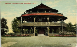 Early 1900&#39;s Pavilion At Highland Park Rochester NY New York Northeast Postcard - £6.65 GBP