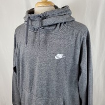 Nike Funnel High Neck Pullover Hoodie Sweatshirt Women’s 3XL Gray Tri-Blend - £20.86 GBP