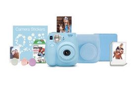 Local Pick Up Fujifilm Instax Mini 7s Bundle Camera Case Film Album Holder Blue - £70.36 GBP