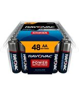 RAYOVAC AA ALKALINE ULTRA PRO BATTERIES 48 PACK 12/2037 - $22.76