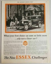 1930 Print Ad The New Essex Challenger Super-Six Car Huge Dog - £15.42 GBP