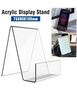 Book Shoe Phone Tablet Acrylic Display Stand for Cookbook Holder - $13.56 CAD