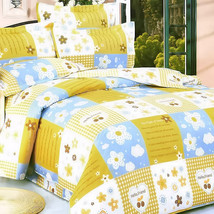 [Yellow Countryside] 7PC Bed In A Bag (Full Size) - £151.67 GBP