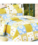[Yellow Countryside] 7PC Bed In A Bag (Full Size) - £150.80 GBP