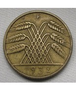 1932-F Germany 10 Reichspfennig XF Coin AD892 - £12.10 GBP
