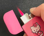 New Hello Kitty Pink Flame Lighter Ultra Thin Sparkly Case Cute Gift Val... - $12.82