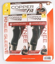 Lote De (2) Copper Fit Cobre Infusión Compresión Prenda Sz. Mediana 39.4... - $467.99 MXN