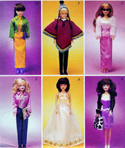 11.5&quot; Barbie Doll Dress, Shrug, Jacket, Skirt + Mccall 3041  Oop Pattern Uncut - £11.21 GBP
