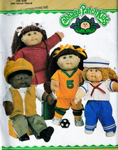 CABBAGE PATCH KID DOLL PATTERN BOY- GIRL OUTFITS SOCCER OOP UNCUT BUTTER... - $16.99