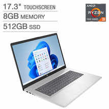 HP 17.3&quot; Touchscreen Laptop - AMD Ryzen 3 7320U - Windows 11 - £660.84 GBP