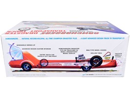 Skill 2 Model Kit Ramchargers Dragster and Advanced Design Transport Tru... - $109.88