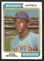 Milwaukee Brewers Bobby Michell 1974 Topps Baseball Card # 497 G/Vg - £0.39 GBP