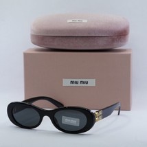 MIU MIU MU06ZS 1AB5S0 Black/Dark Grey 50-20-140 Sunglasses New Authentic - £275.07 GBP