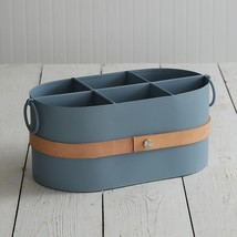 Divided Organizer in Slate and Leather - $34.99