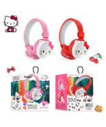 Hello Kitty Wireless Bluetooth Headphones Earmuffs Hang Neck Headsets Mi... - £17.30 GBP