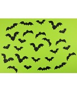 100 Bat Die Cut  Punchies, 5 Different Bats 20 Each, HEAVYWEIGHT Cardstock - $8.08