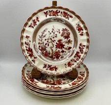 Set of 7 Spode INDIAN TREE Salad Plates Made in England - £139.85 GBP
