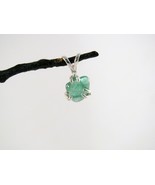 Polished Emerald cabachon 1 carat+- set in Sterling Silver RKS463 - £47.40 GBP