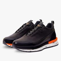 The Milford Black Leather Men Sneaker image 2