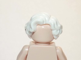 White Wavy Hair Piece For Minifigure US - £2.16 GBP