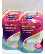 (2) Clear Dr. Scholl&#39;s Dreamwalk Heel Liner Pad High Heel No Slip Or Rub... - $6.99