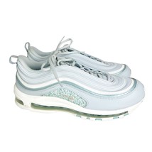 Nike Women&#39;s Air Max 97 Aura Blue Metallic Silver White DJ5434-400 Size 12 - £130.55 GBP