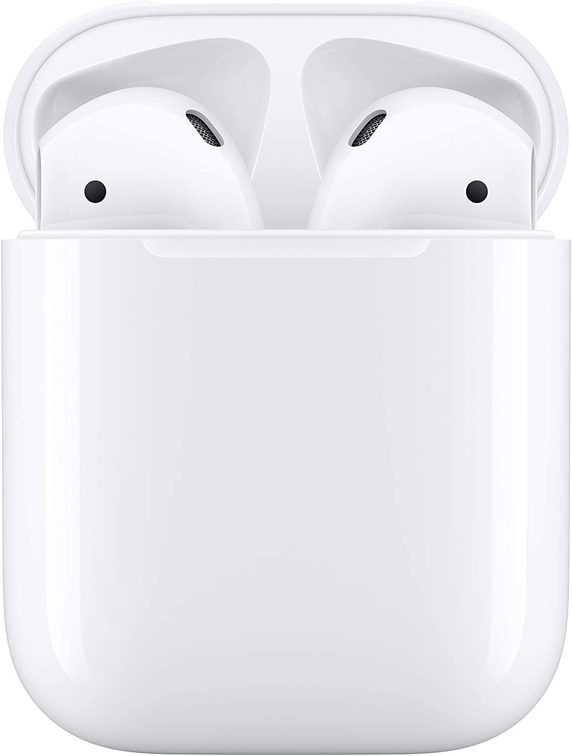 Primary image for Apple AirPods 2 with Charging Case - White (Renewed)