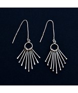 Tussle Mismatched Earrings Sterling Silver Dangle Earrings Women Fringe ... - $59.96 CAD