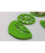 Felt Coasters Home Decor  - set of 4 Lemon Design Handmade Eire - $7.80