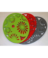 Placemats Easter Eggs Felt Table Mats Set of 2 Laser Cut Small - $12.40 CAD