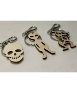 Car Amulet Super Personalised Different Symbol Skulls Alien Fun Keychain... - $7.09 CAD