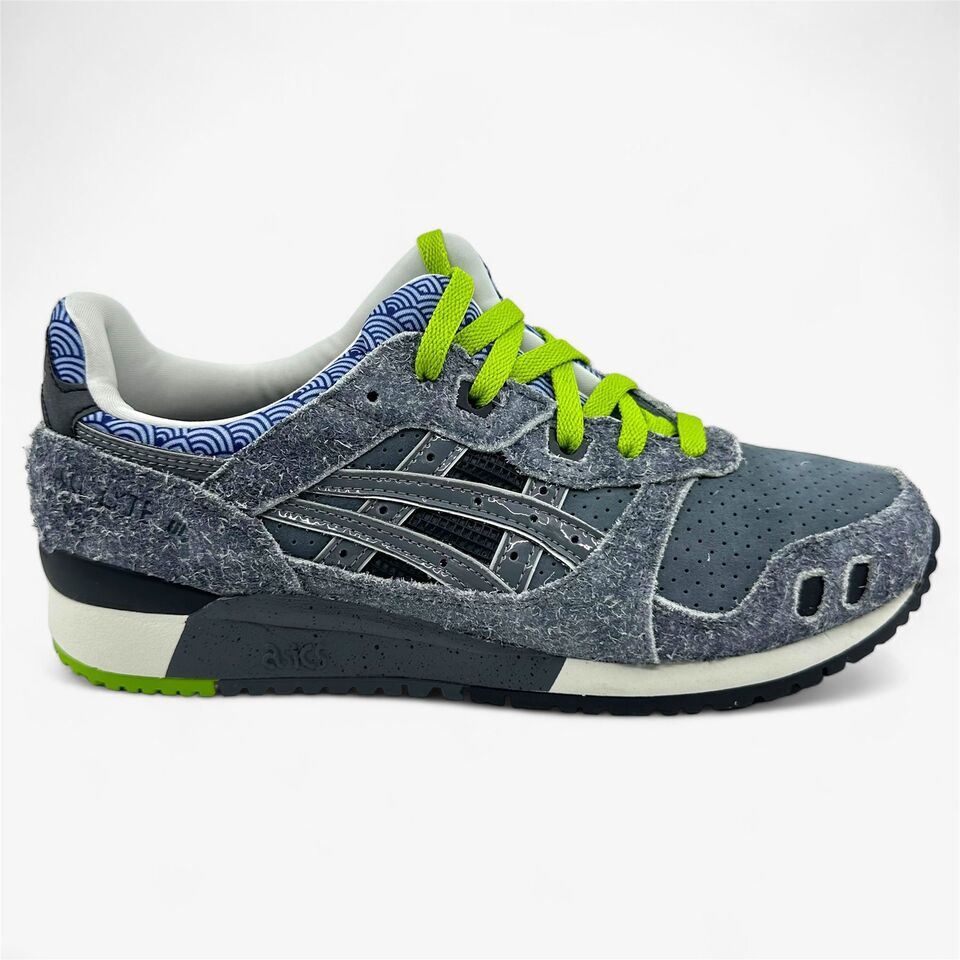Authenticity Guarantee  ASICS Gel Lyte 3 OG Castlerock Gray Mens Athletic Sne...