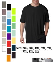 Mens T-Shirt Short Sleeves Cool-n-Dry Performance Adult Big Plus Sizes 2XL - 9XL - £12.56 GBP+