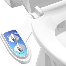 Toilet Attachment With Two Nozzles For Spraying Fresh, Cold, And Bidet W... - £28.94 GBP