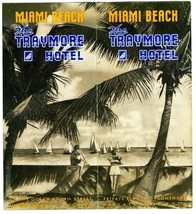 The Traymore Hotel Brochure Miami Beach Florida 1930&#39;s Art Deco  - £62.77 GBP