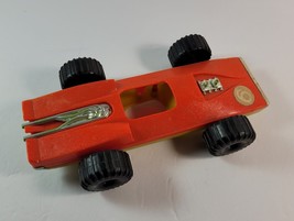 Vintage Hawk Model Co Turn Me Over Plastic Race Car 10&quot; Reverse Racer 1970&#39;s - £14.32 GBP