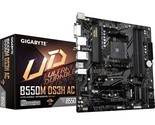 GIGABYTE B550M DS3H AC (AM4 AMD/B550/Micro ATX/Dual M.2/SATA 6Gb/s/USB 3... - $172.99