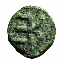 Ancient Greek Coin Kebren Troas AE9mm Two Ram&#39;s Heads / KE monogram 00167 - £19.37 GBP