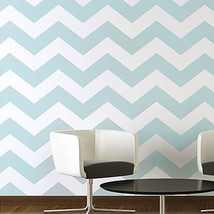 Chevron Stencil Allover - Large Scale - Sturdy and Reusable Wall Stencils - £25.76 GBP