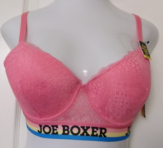Two Joe boxer gentle lift underwire bra Size 38DD Pink and Black - $24.70